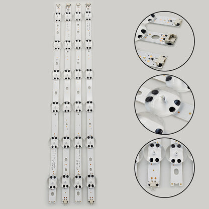 4pcs 49" TV LED Strips For LG 6916L-2862A 49" V17 ART3 2862 49LV560H-UA