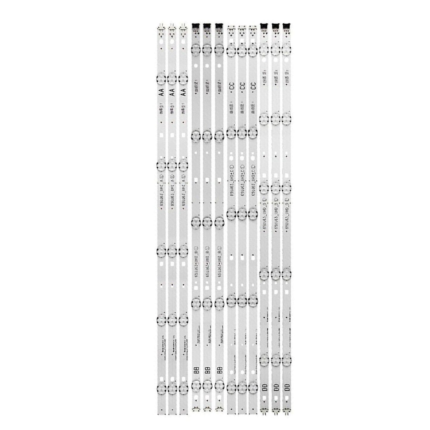 LED strips For 65UJ634V 65UJ6300 65UJ630V 65UJ5500 65UJ63_UHD_A B C D