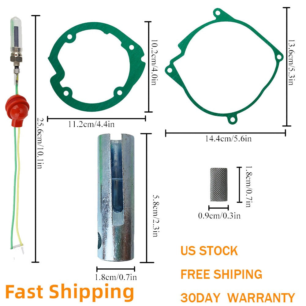 12V 3KW-8KW Glow Plug Car Air Diesel Parking Heater Service Kit w/ Removal Tool
