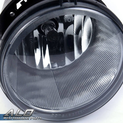 Solid Spare Fog Lights W/Bulbs Fit For 05-10 Grand Cherokee Commander Durango Dakota Smoked