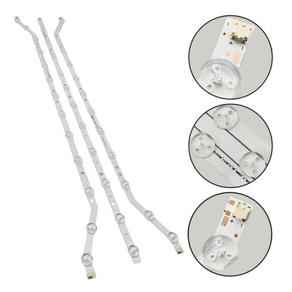 LED Strips(3） for Samsung UN40H5203AF UE40EH5040 UE40EH5300 BN96-28766A 28767A