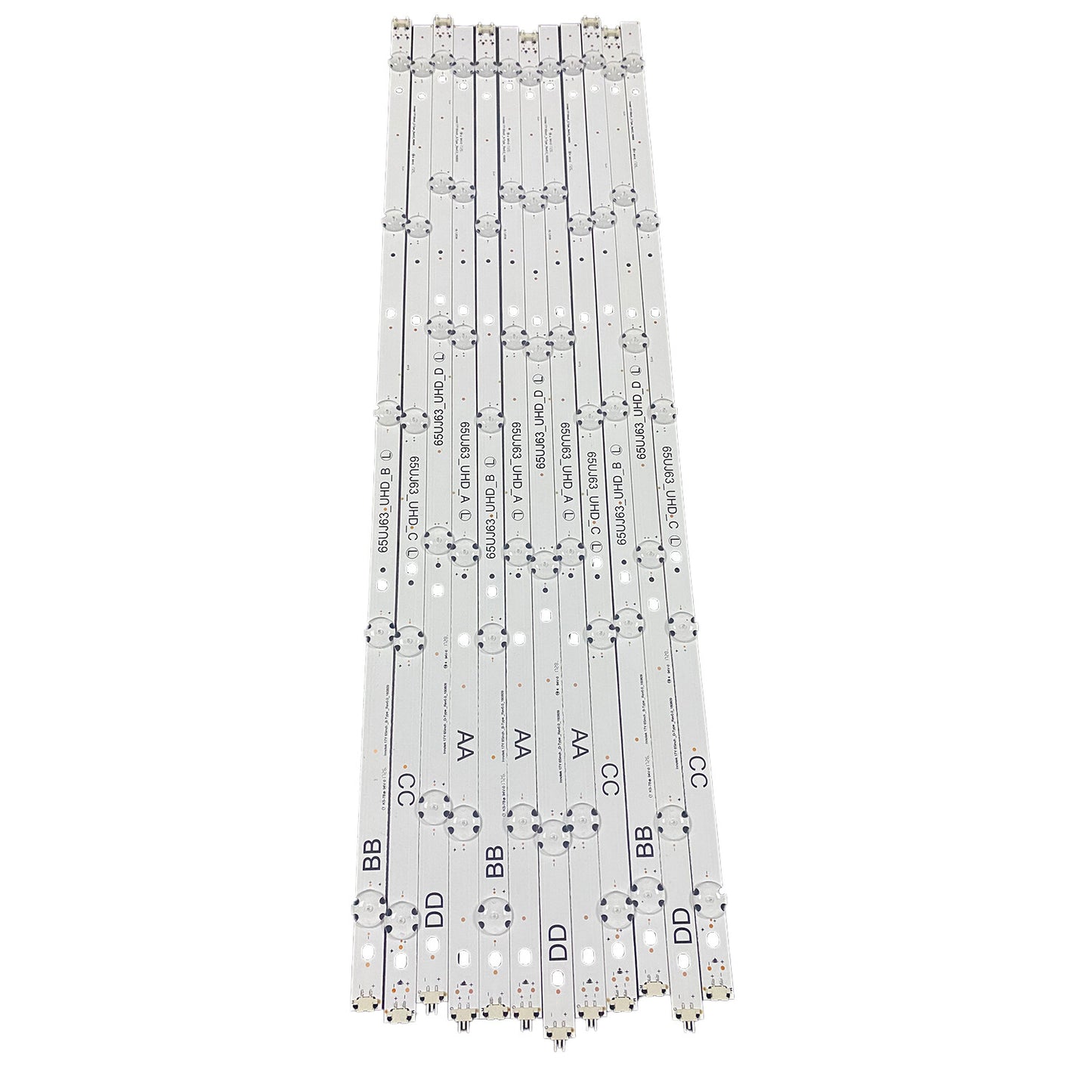 LED strips For 65UJ634V 65UJ6300 65UJ630V 65UJ5500 65UJ63_UHD_A B C D