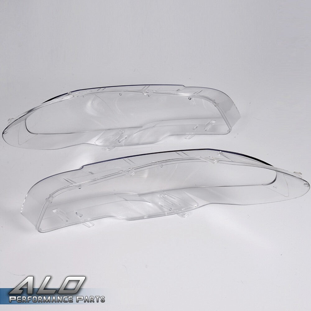 Solid Spare Left & Right Headlight Lampshade Replacement Lens Fit For 2007-2012 BMW X5 E70
