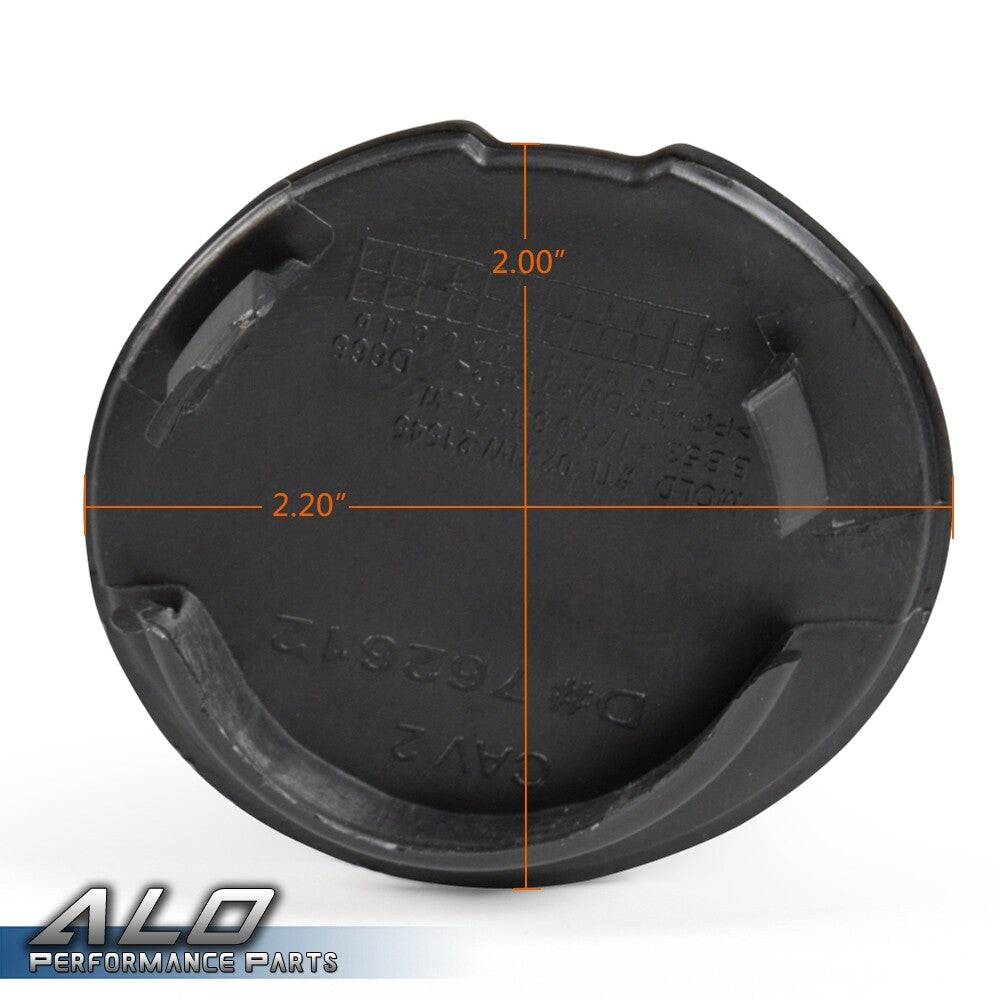 Solid Spare Front Bumper Tow Hook Eye Cover Black Fit for 2011-2015 Ford Explorer