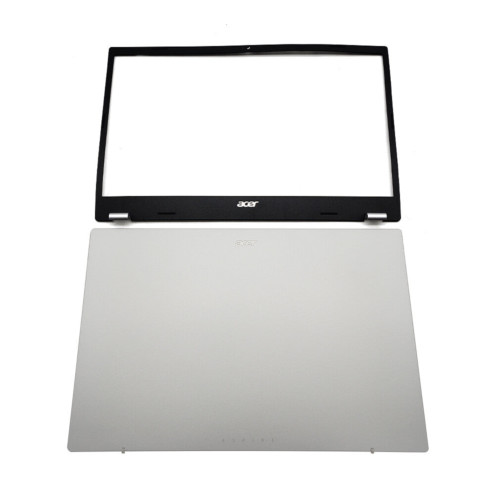 Back Cover+ Bezel For Acer Aspire A315-24P 24PT A515-58M Top Lid+Bezel Silver US