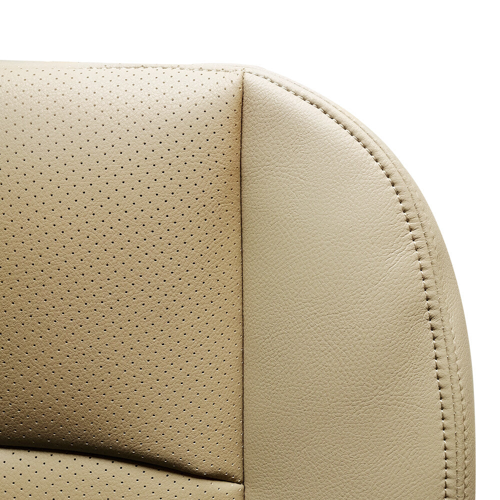 For 2013-2018 Dodge Ram 1500 2500 3500 4500 Driver Bottom Leather Seat Cover Tan