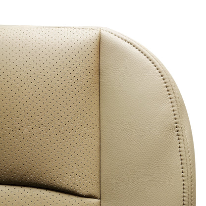 For 2013-2018 Dodge Ram 1500 2500 3500 4500 Driver Bottom Leather Seat Cover Tan