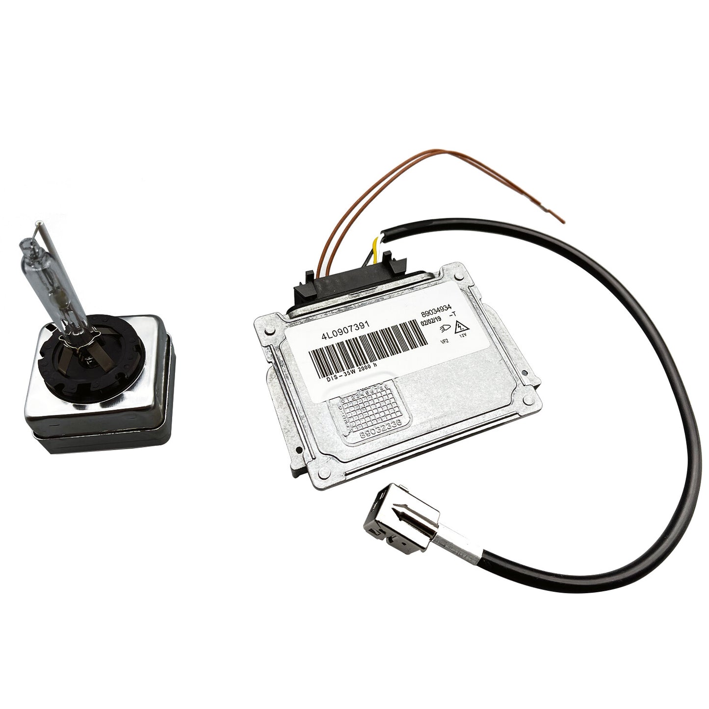 Xenon HID Headlight Ballast & Ignitor &Bulb For 2007-2010 Audi Q7 3.0L 3.6L 4.2L