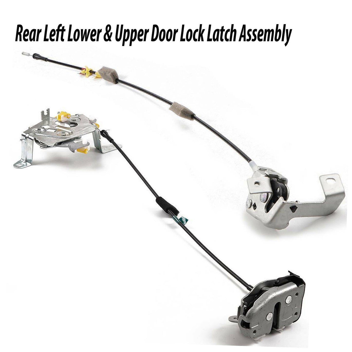 For Ford F150 Extended Cab 97-03 Rear Left Lower+Upper Door Lock Latch Assembly