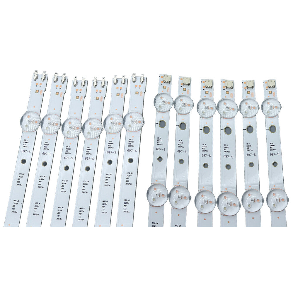LED Backlight strip(12)for Samsung UN60H6203 UN60J6200AF BN96-29074A BN96-29075A