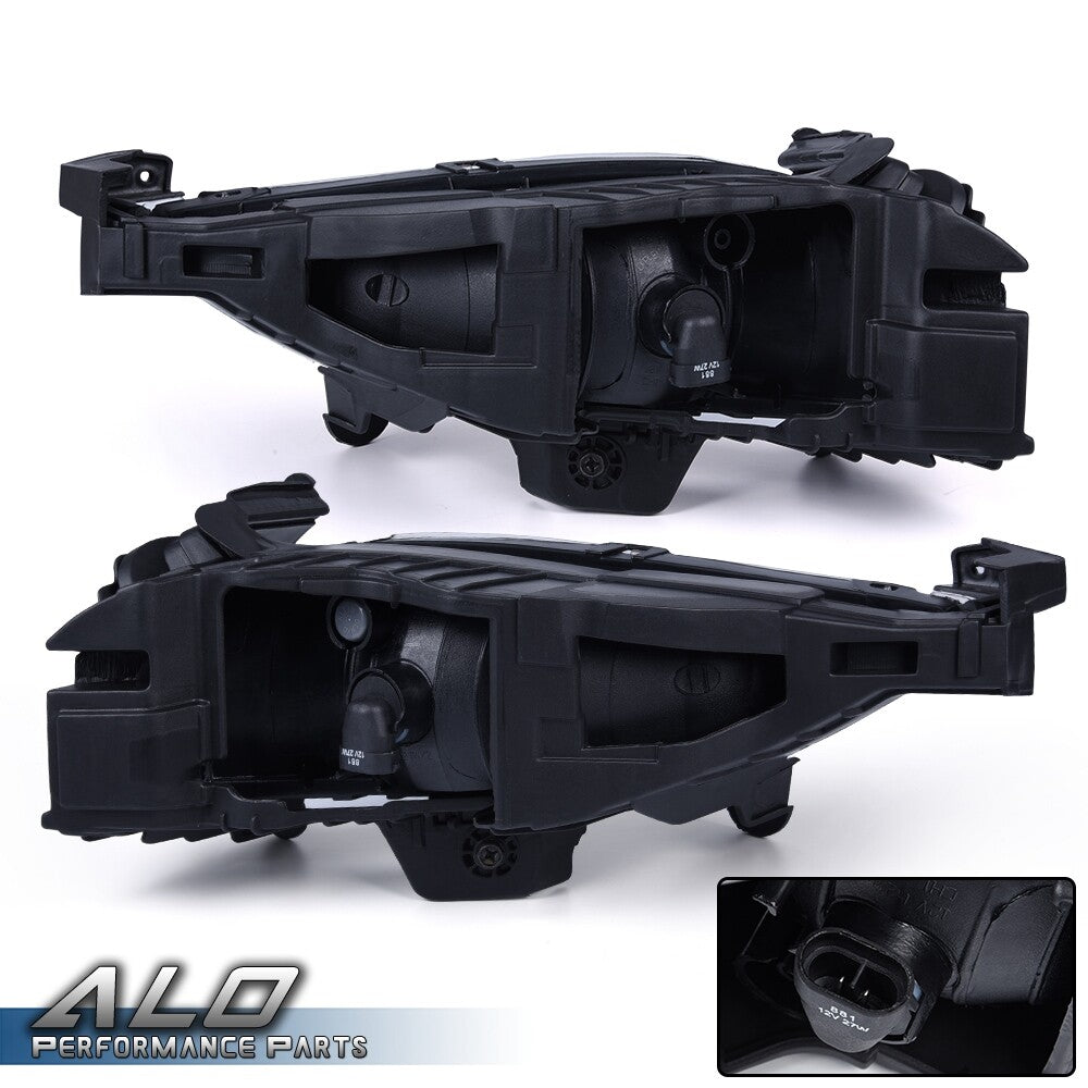 Solid Spare Fit For 2011-2013 Hyundai Sonata Pair Front Bumper Fog Driving Lights Clear Lamp