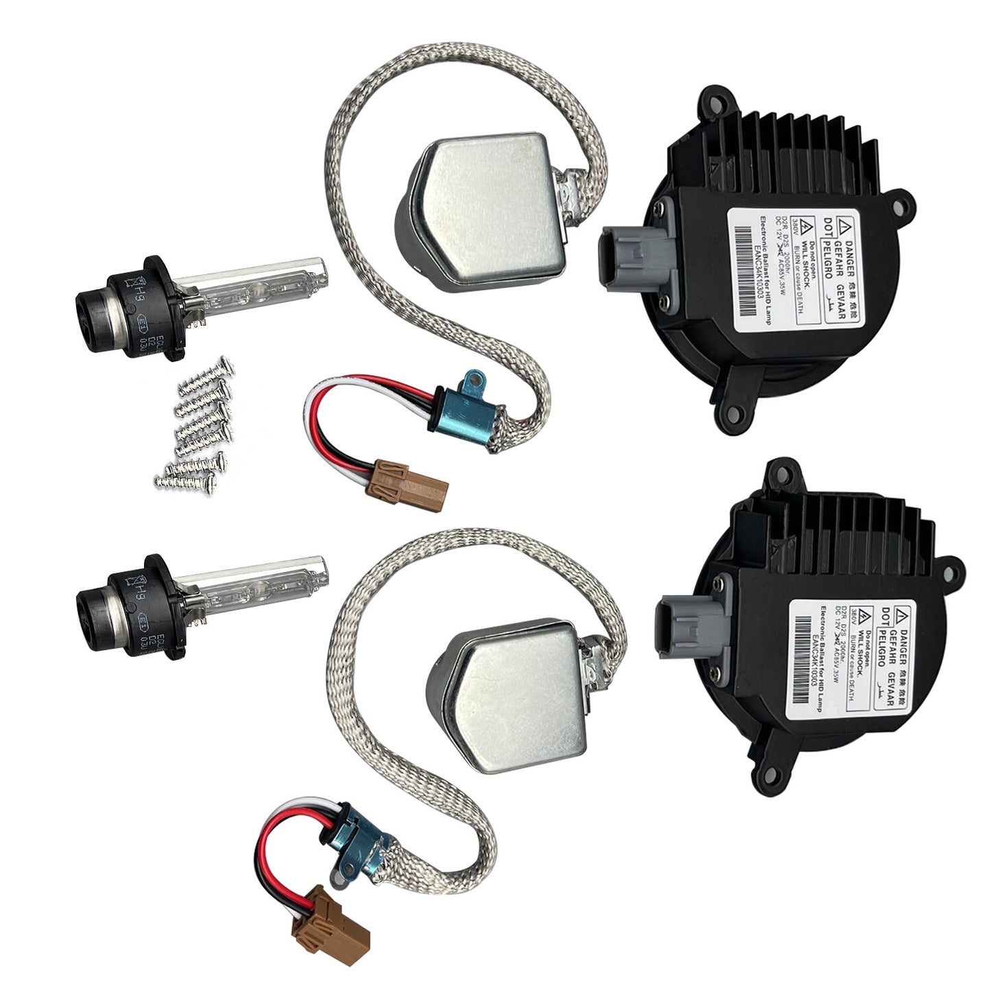 2x New For 04-15 Nissan Maxima Xenon Ballast Igniter & HID D2S Bulb Kit Computer
