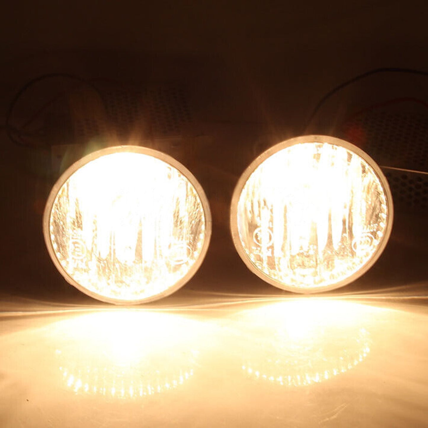 Left & Right Clear Lens Fog Light Lamp w/Bulbs For 2011-2016 2017 Jeep Patriot