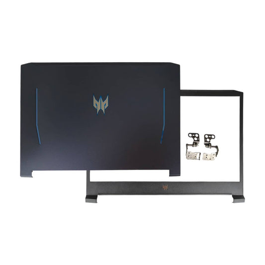 Solid Spare New LCD Back Cover Bezel Hinges For Acer Predator Helios 300 PH315-53 -54 15.6"