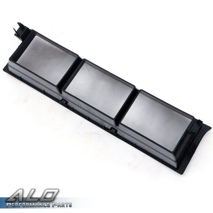 Solid Spare Fit For 2009-2014 Ford F-150 Front Bumper Lower Grille Insert Trim Panel Black