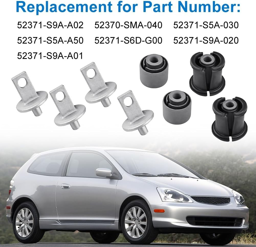 2set For Honda CR-V CRV 2002-2006 Rear Control Trailing Arm Axle Bushes Bushings