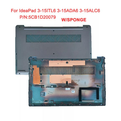 For Lenovo IdeaPad 3-15ITL6 3-15ADA6 3-15ALC6 Bottom Case Cover 5CB1D20079 Gray