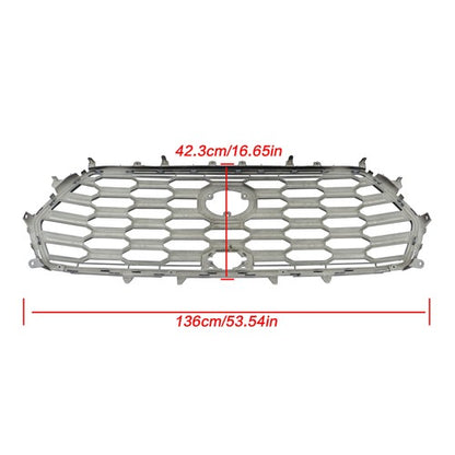 Solid Spare New Front Bumper Upper Grille For Toyota Sequoia 2023-2024 Black 53114-0C500