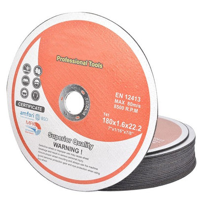 Solid Spare 100 Pcs 7"x1/16"x7/8" Cut-off Wheel - Metal & Stainless Steel Cutting Discs