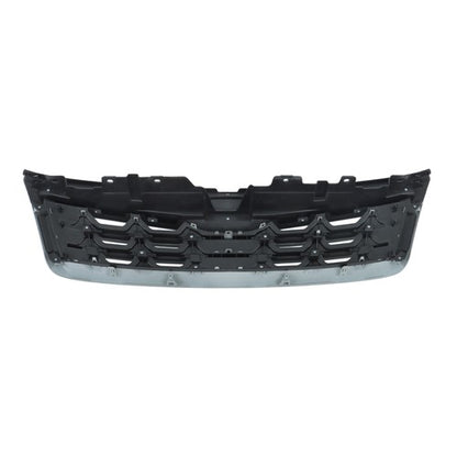 Solid Spare New For Subaru Forester 2011-2013 Plastic Front Bumper Upper Grille Chrome Trim
