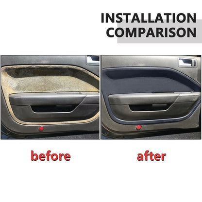 Solid Spare DARK GRAY Pair Interior Door Panel Insert Hard Cover For FORD MUSTANG GT 05-09