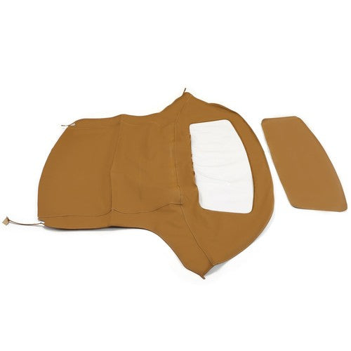 Solid Spare For BMW Z3 1996-2002 Tan Convertible Soft Top Replacement w/Plastic Window