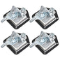 Solid Spare 4* Trailer Door Latch T-Handle Lock Stainless Steel Keys Camper RV Truck Toolbox