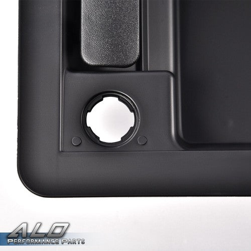 Solid Spare Rear Right Cargo Door Handle & License Plate Holder Fit For Ford E150 E250 E350