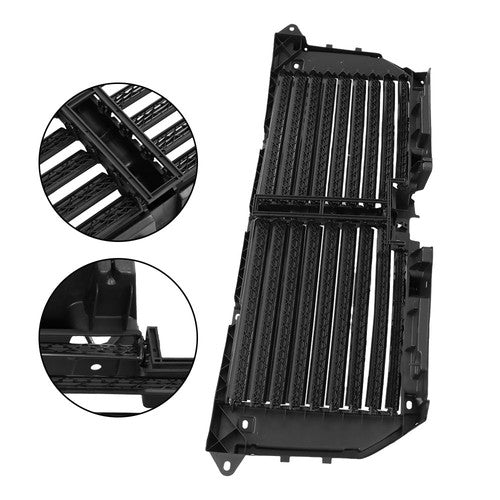 Solid Spare Upper&Lower Radiator Grille Air Shutter Assembly FL3Z8475F For Ford F-150 15-17