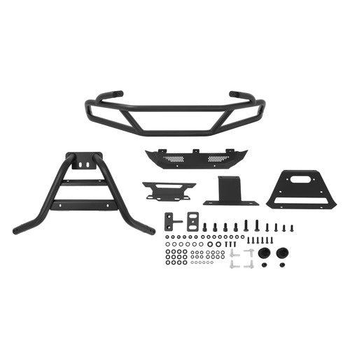 Solid Spare Black Front Brush Guard Bumper For 4WD Polaris RZR XP 1000/RZR XP 4 1000 14-23