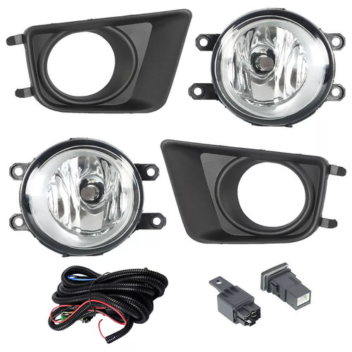 For 2012-2015 Toyota Tacoma Clear Bumper Driving Fog Lights + Switch + Bulbs Kit
