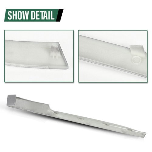 Solid Spare Fit For 13-22 Land Rover Range Rover Rear Bumper Side Cladding Silver Trim Left