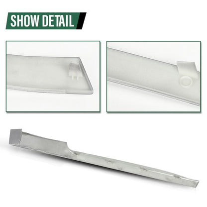 Solid Spare Fit For 13-22 Land Rover Range Rover Rear Bumper Side Cladding Silver Trim Left