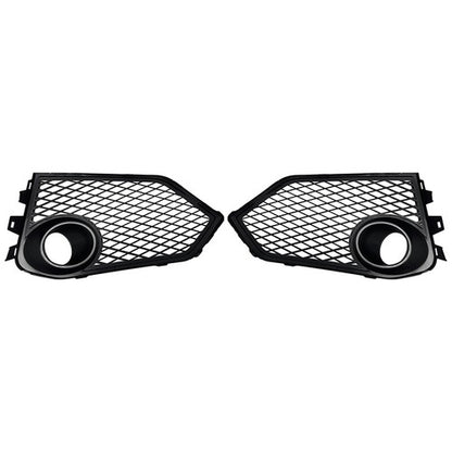 Fit 2017-2021 Honda Civic Type R Black Open Mesh Fog Light Lamp Covers