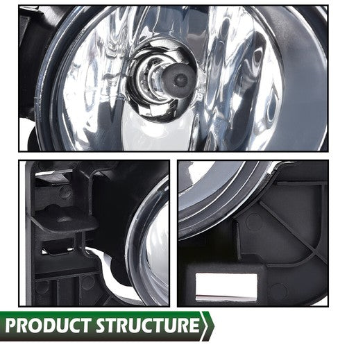 Solid Spare Bumper Fog Lights Driving Lamps w/ Wiring+Switch Fit For 2007-2012 Nissan Altima