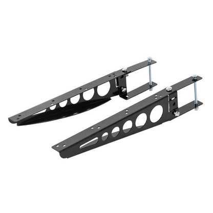 Solid Spare Pair RV 4" Square Rear Bumper Mounting Cargo Carrier Box Support Arms Bracket