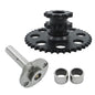Solid Spare Chain Drive Cluster Sprocket Set D76529 D64175 Fits Case Skid Steer 1845