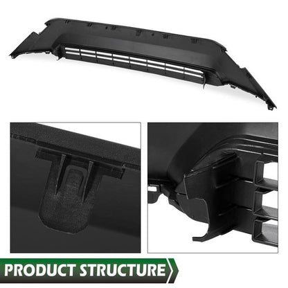 Solid Spare Fit For 2019-2022 Toyota RAV4 Black Front Bumper Lower Grill Grille TO1036209