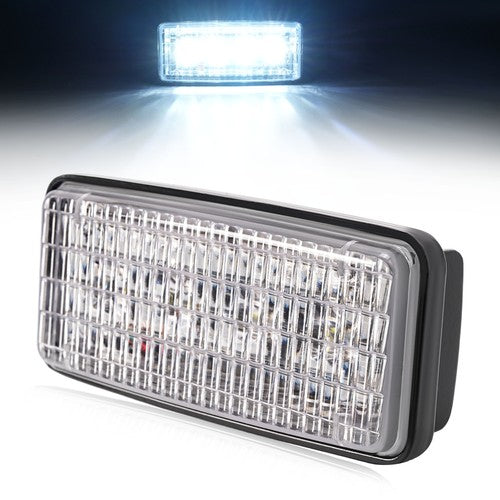 Solid Spare For John Deere Clear Plastic PC LED Headlight 7200 7400 7600 7700 #RE161288