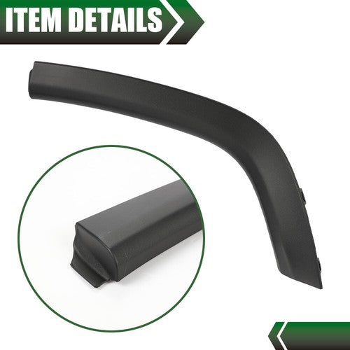 Solid Spare Fit For 2017-2022 Jeep Compass Wheel Opening Molding Fender Flare Rear Left Side