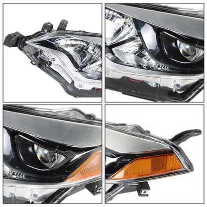 Solid Spare Chrome Front Headlight Lamps Halogen Left+Right Side For Toyota Corolla 2014-16