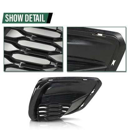 Solid Spare Front Bumper Insert Fog Light Cover Left Side Fit For 20-23 Dodge Charger
