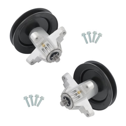 Solid Spare 2PK Spindle Assembly For Cub Cadet MTD 918-04456B 618-00456A 618-00456 285-843