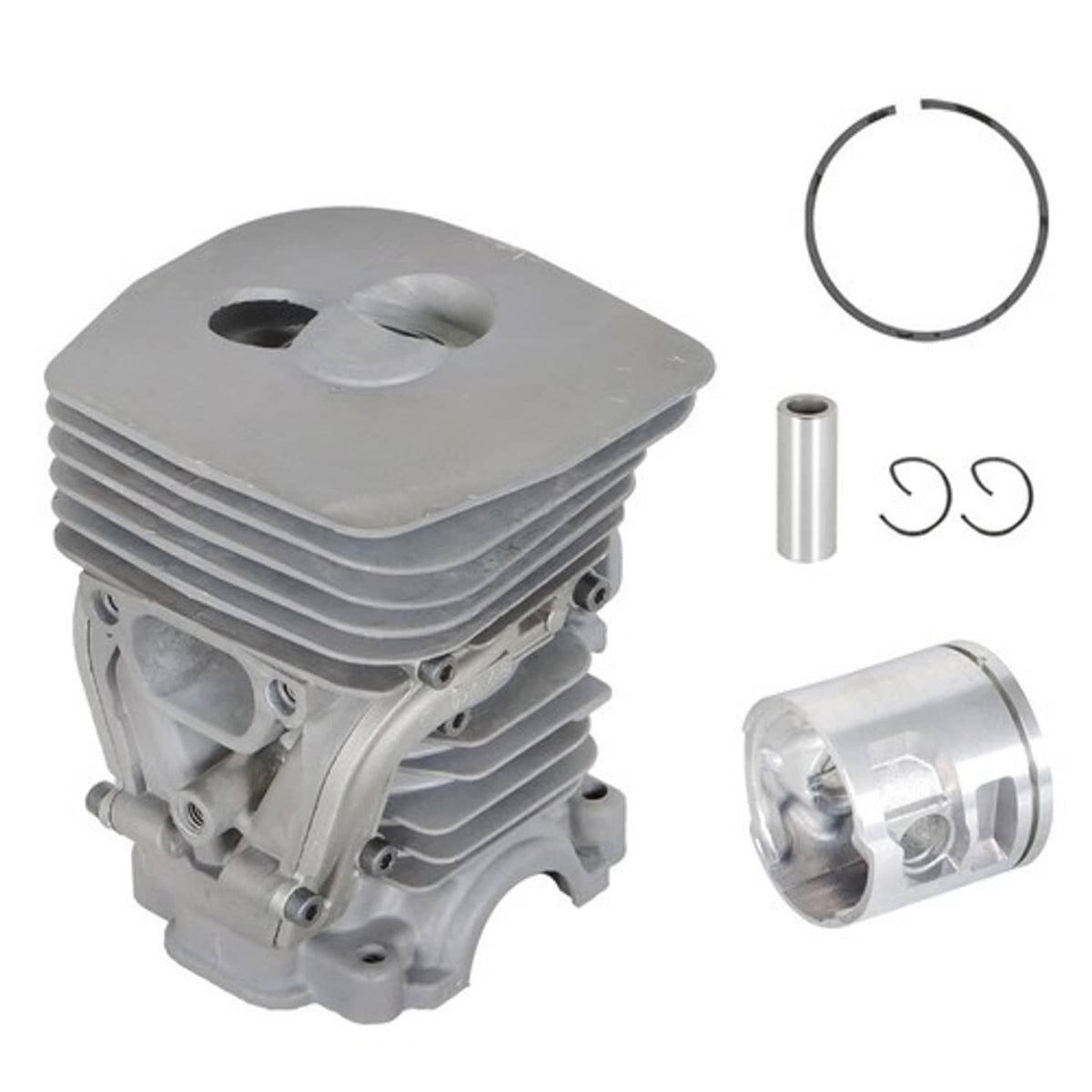 Solid Spare Chainsaw Cylinder Head Piston Kit For Husqvarna 460 455 455E Rancher 47MM