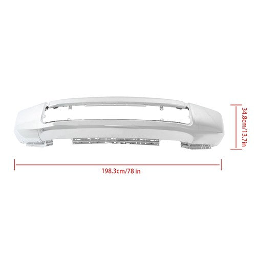 Solid Spare Chrome Split Front Bumper Suit For Ford F-250 F-350 2020-2022 New Front Bumper