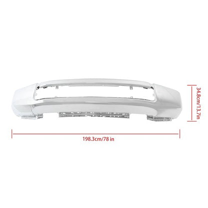 Solid Spare Chrome Split Front Bumper Suit For Ford F-250 F-350 2020-2022 New Front Bumper