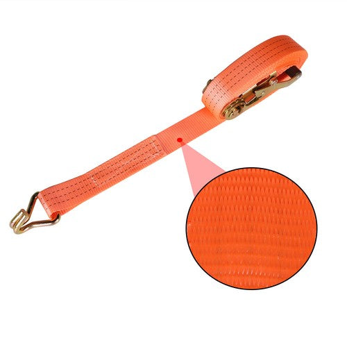 Solid Spare 4 Pack 1.5" x 15' 4400 lb Ratchet Straps with J Hook Heavy Duty Tie Down US