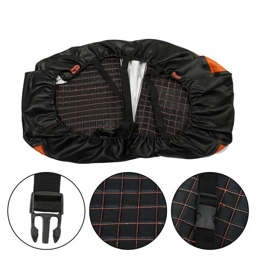 Solid Spare For EZGO Freedom TXT Orange Front And Rear Seat Covers Golf Cart 2014-Up