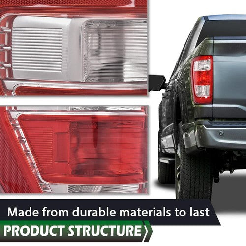Solid Spare Fit For 2021-2023 Ford F150 XL w/o Blind Spot TaiL Light Brake Lamp Left Side