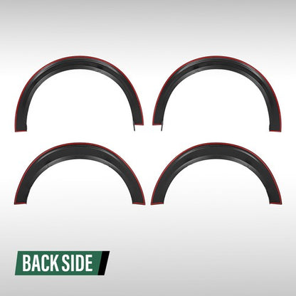 Solid Spare Fit For 2022 2023 2024 2025 Ford Maverick Front & Rear Wheel Fender Flares 4pcs